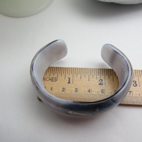 Fused Glass Cuff Bracelet - Picture 9 of 15